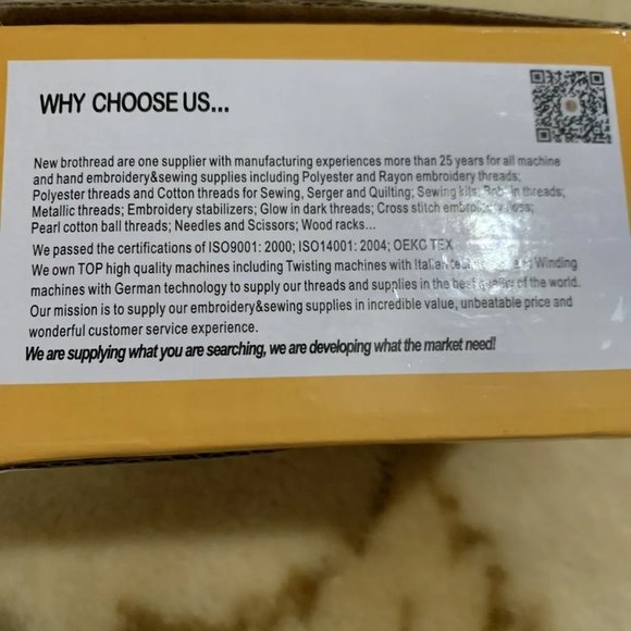 9 Shiny Colors Metallic Embroidery Machine Thread Kit 500M 550Y Each Spool fo... - Picture 4 of 7